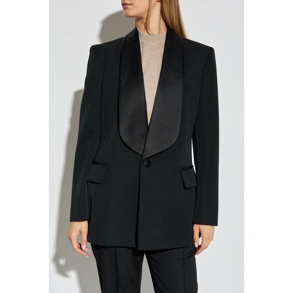 Bottega Veneta Wollen jas Black Dames