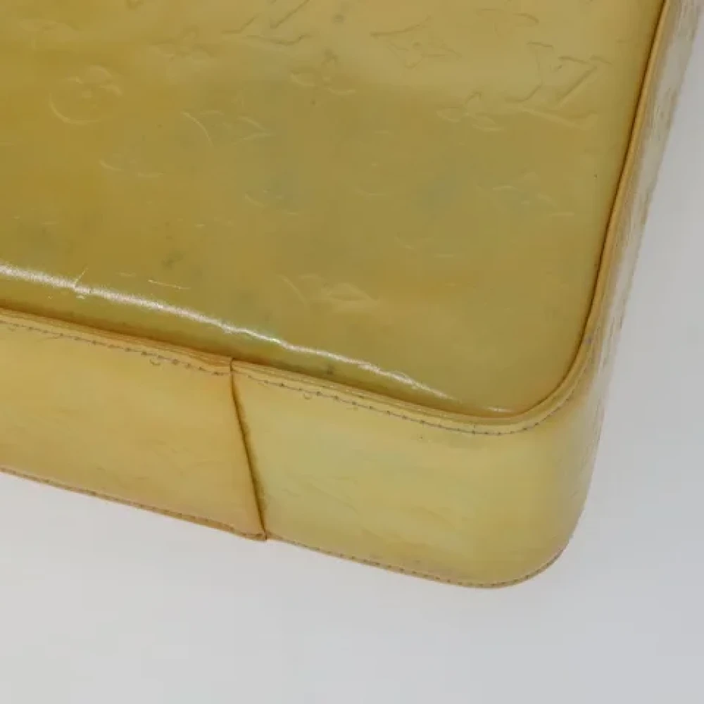 Louis Vuitton Vintage Pre-owned Leather louis-vuitton-bags Yellow Dames