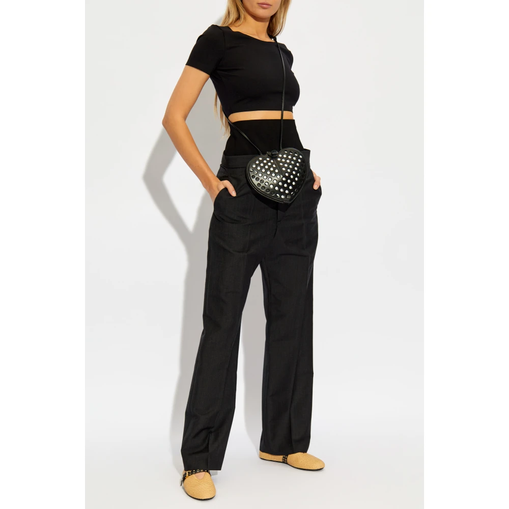Alaïa Broek met elastische tailleband Black Dames
