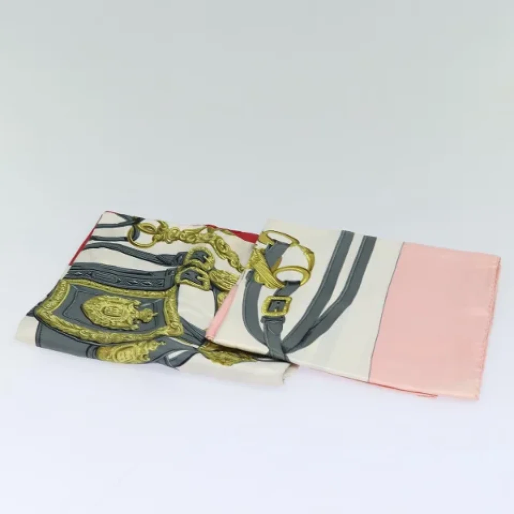Hermès Vintage Pre-owned Silk scarves Pink Dames