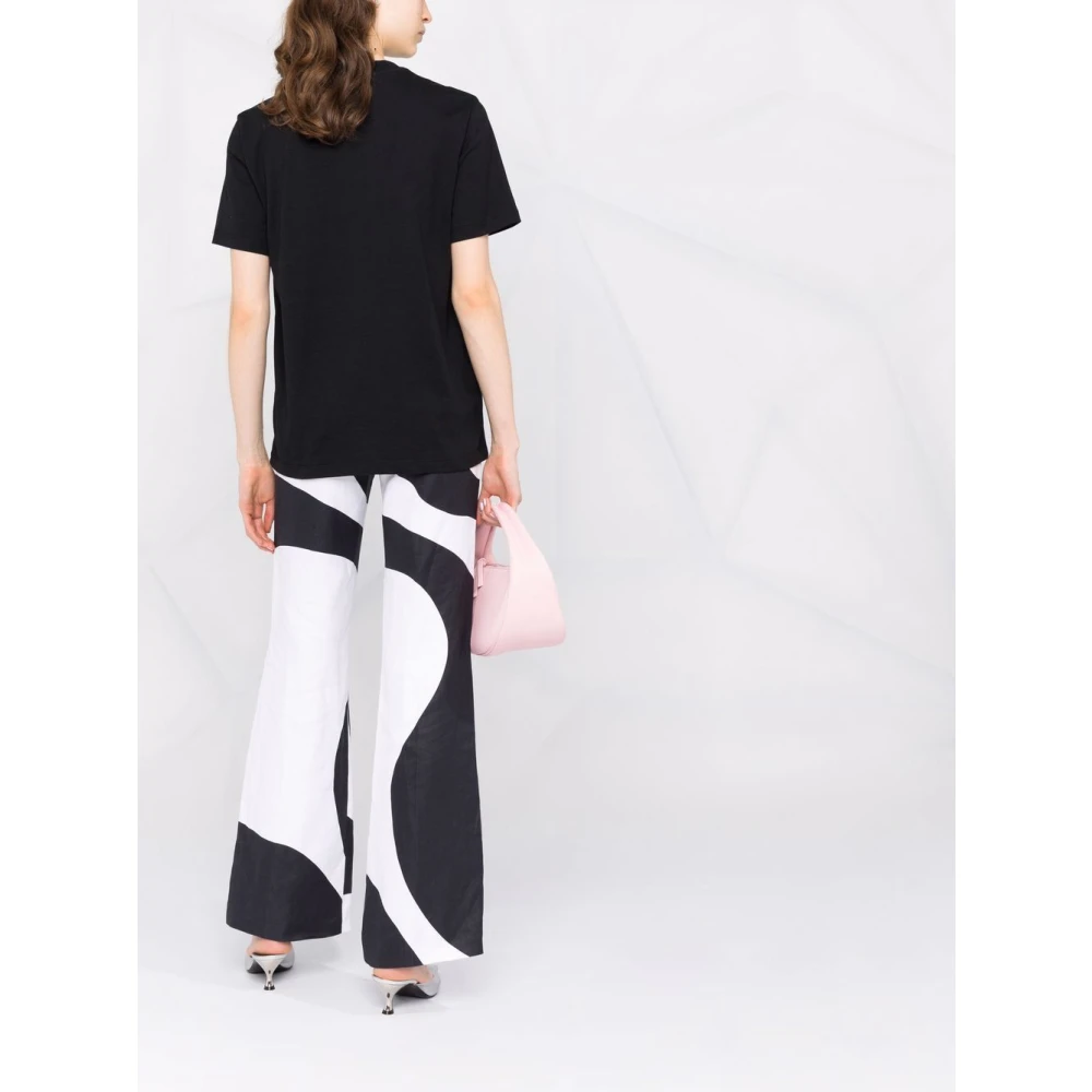 Msgm Casual Katoenen T-Shirt Black Dames
