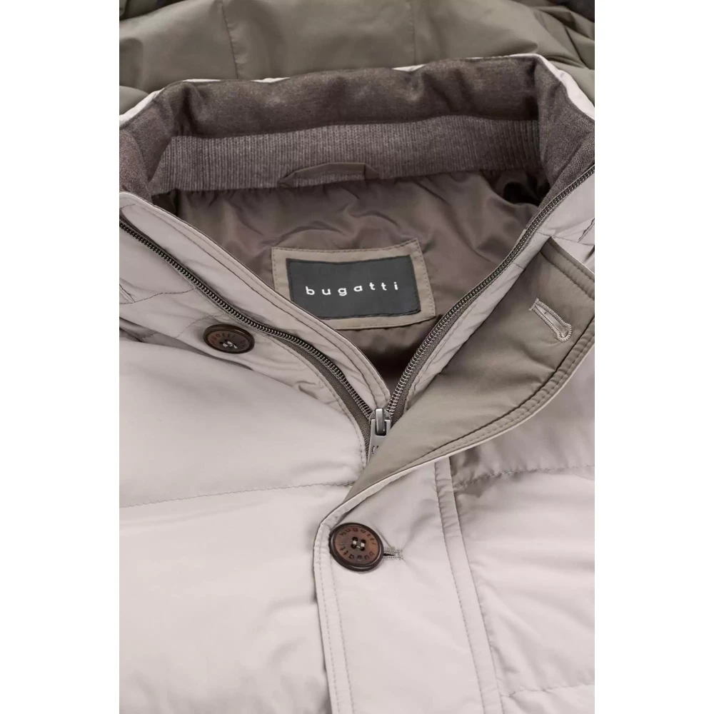 Bugatti Stijlvol Gebreid Mouwloos Vest Beige Heren