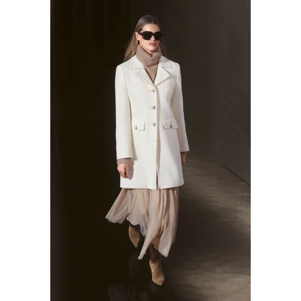 Joop! Elastische Taille Tule Rok Beige Dames