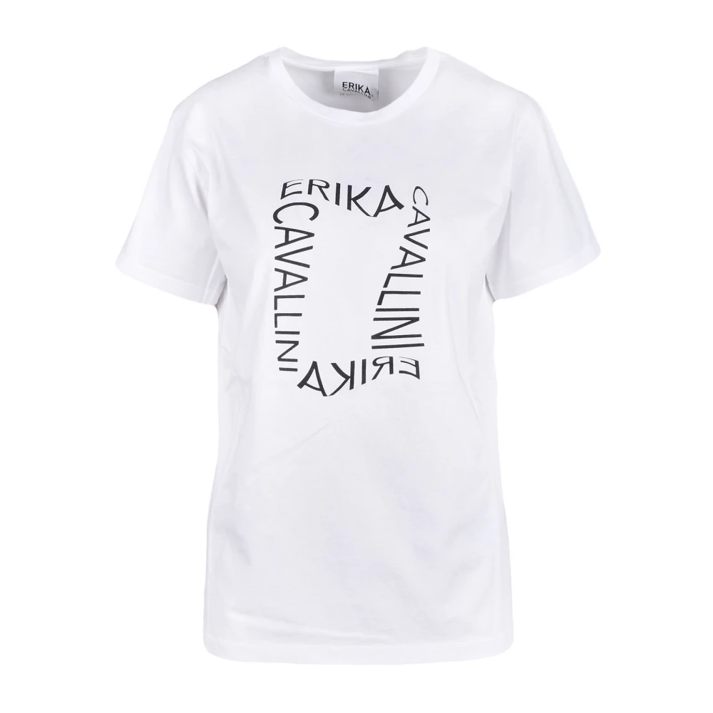 Erika Cavallini Witte T-shirt voor vrouwen White Dames