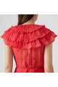 robe-longue-avec-des-rouges-et-des-drapes