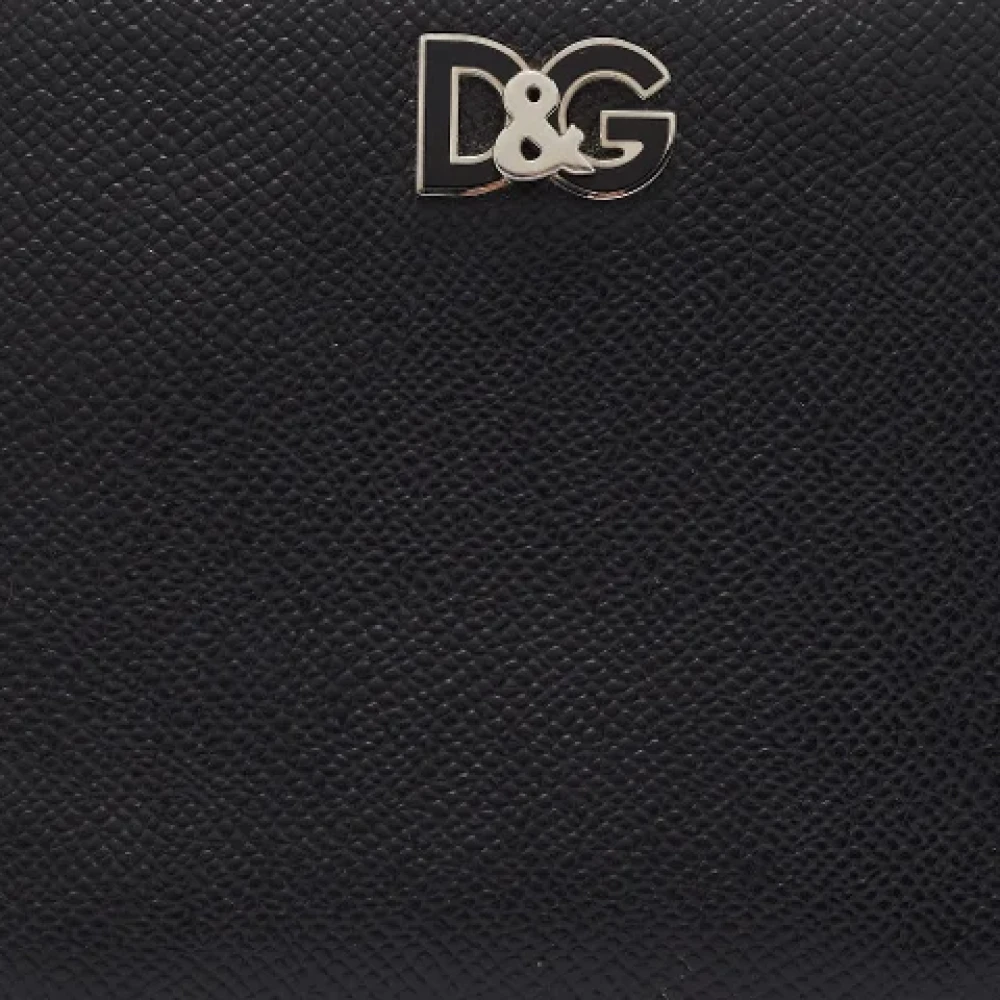Dolce & Gabbana Pre-owned Leather wallets Black Dames