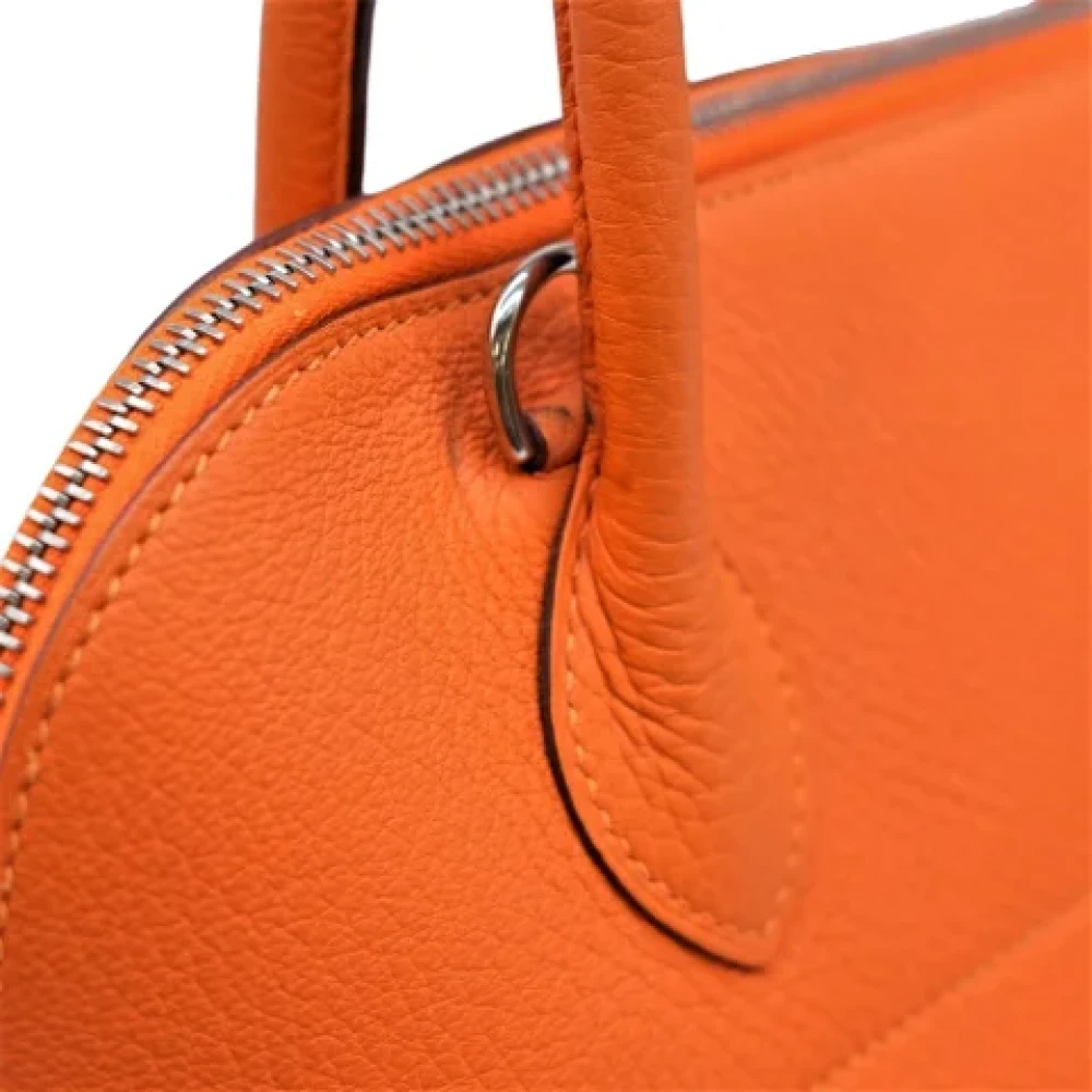 Hermès Vintage Pre-owned Fabric handbags Orange Dames