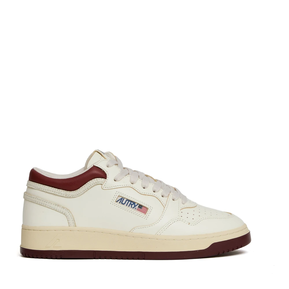 Autry Men's White Sneakers, 6 Uk, Stylish Trainers For Casual Outings