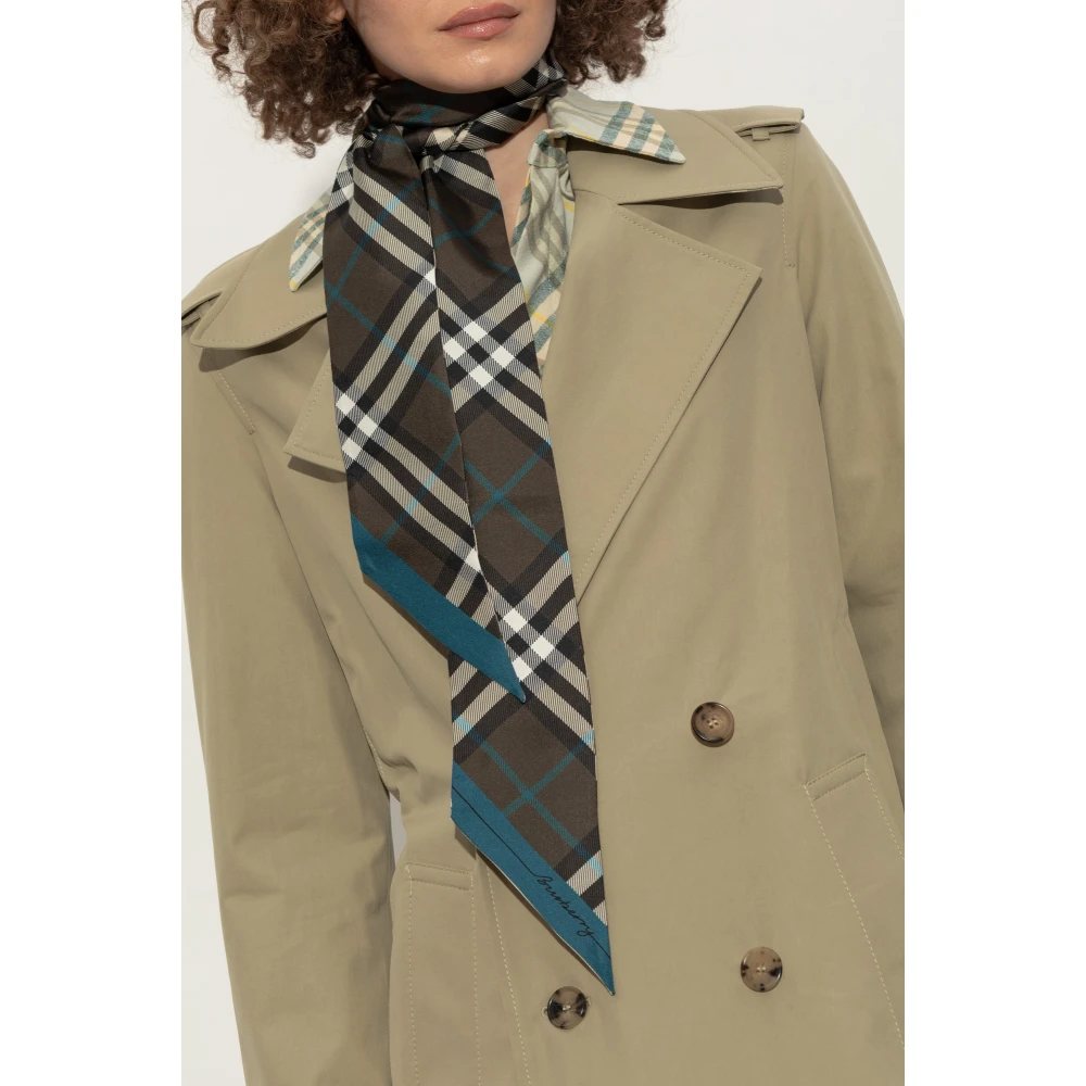 Burberry Zijden sjaal Multicolor Unisex