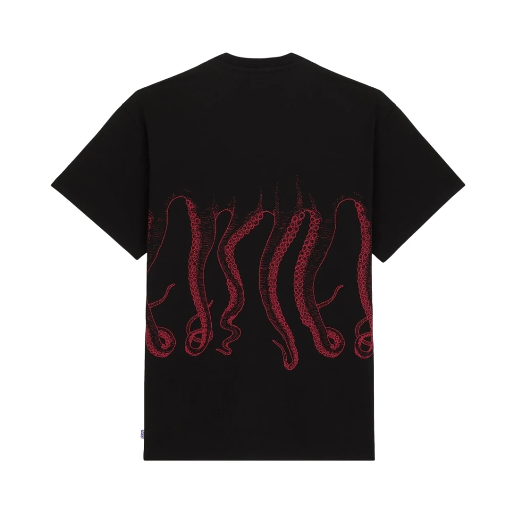 Octopus Outline Logo Tee Black Heren