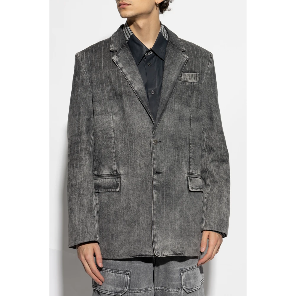 Diesel Denim jack D-Reger-S Gray Unisex