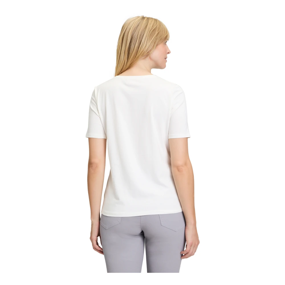Betty Barclay Glitterend Basic Shirt White Dames