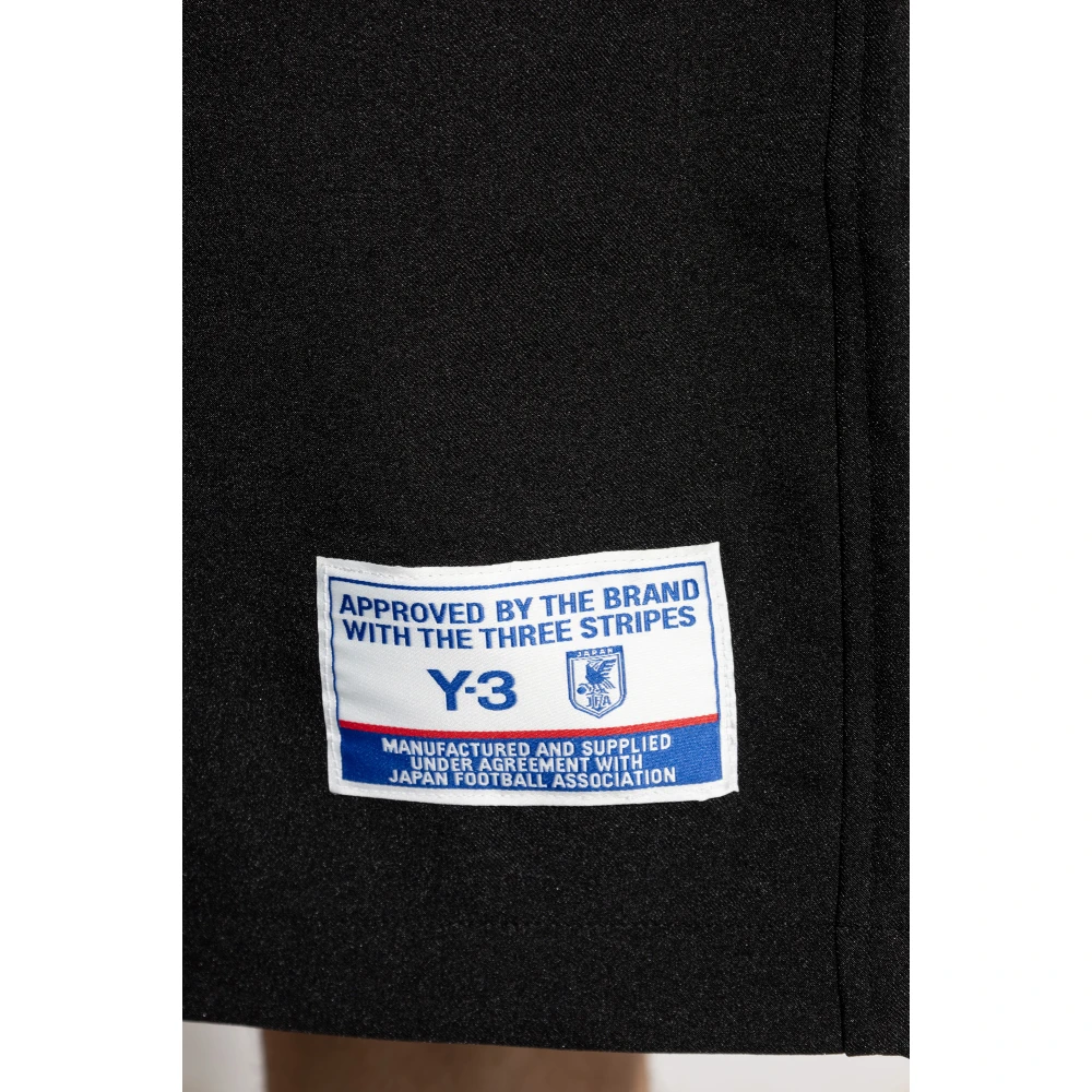 Y-3 Shorts met logo Black Heren