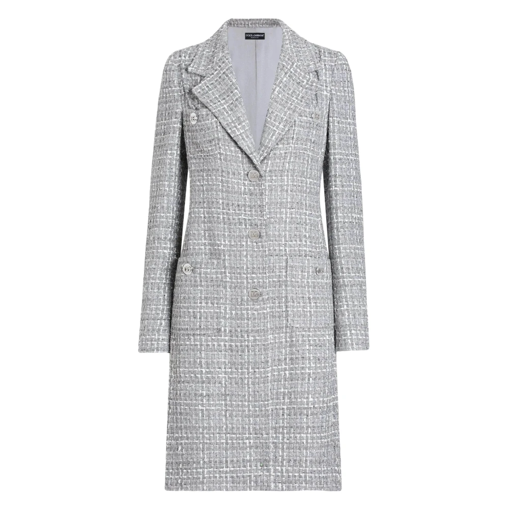 Dolce & Gabbana Stijlvolle Jas S8100 Gray Dames