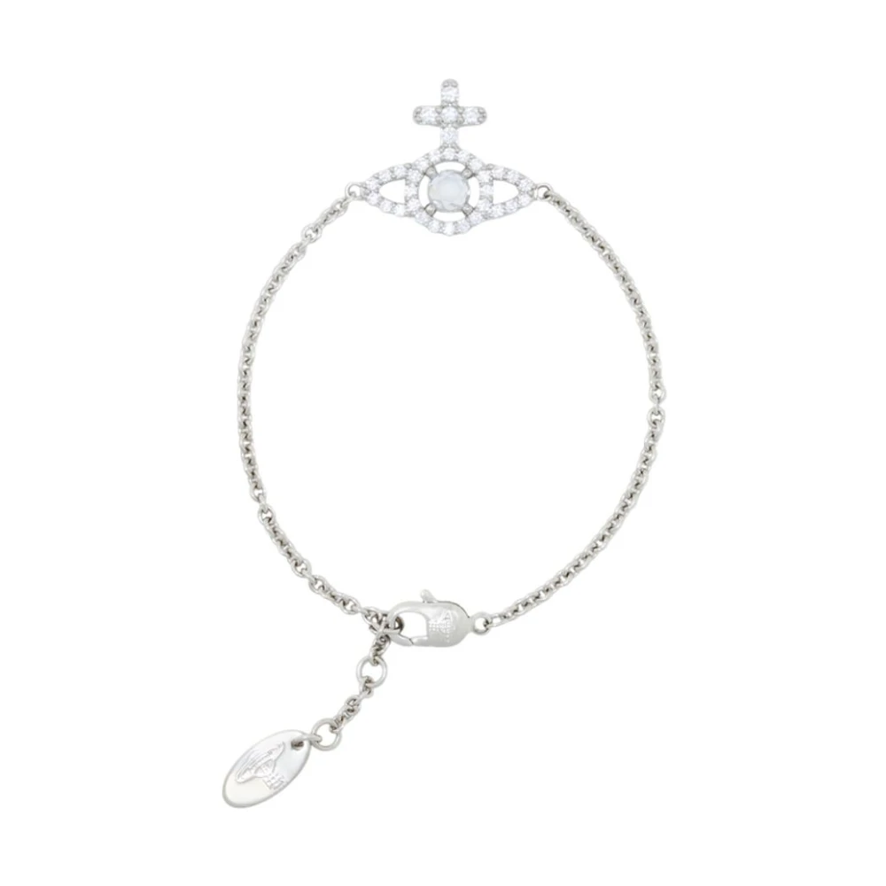 Vivienne Westwood Women's Gray Olympia Cz Bracelet