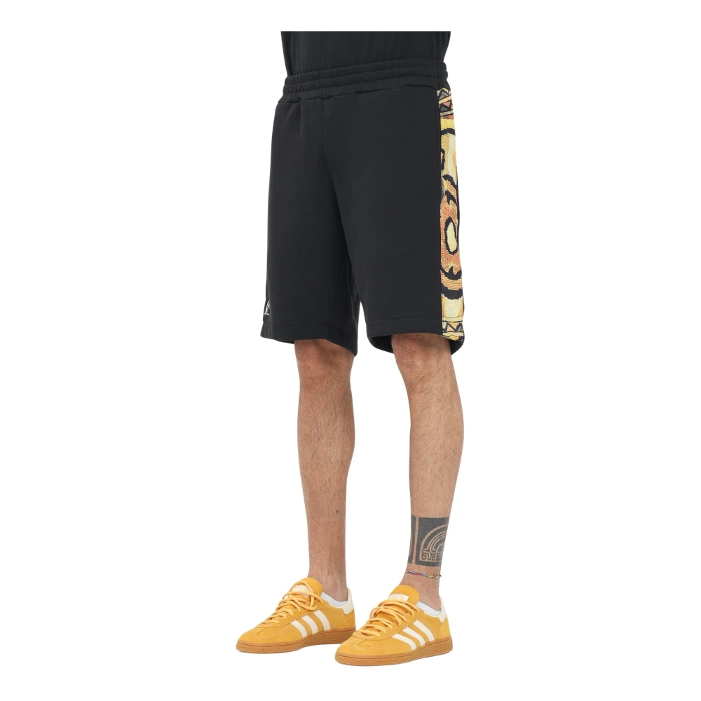 Australian Zwarte sportieve shorts met contrastbanden Black Heren
