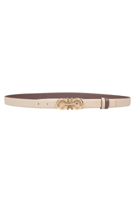 Reversibelt Läder Gancini-bä