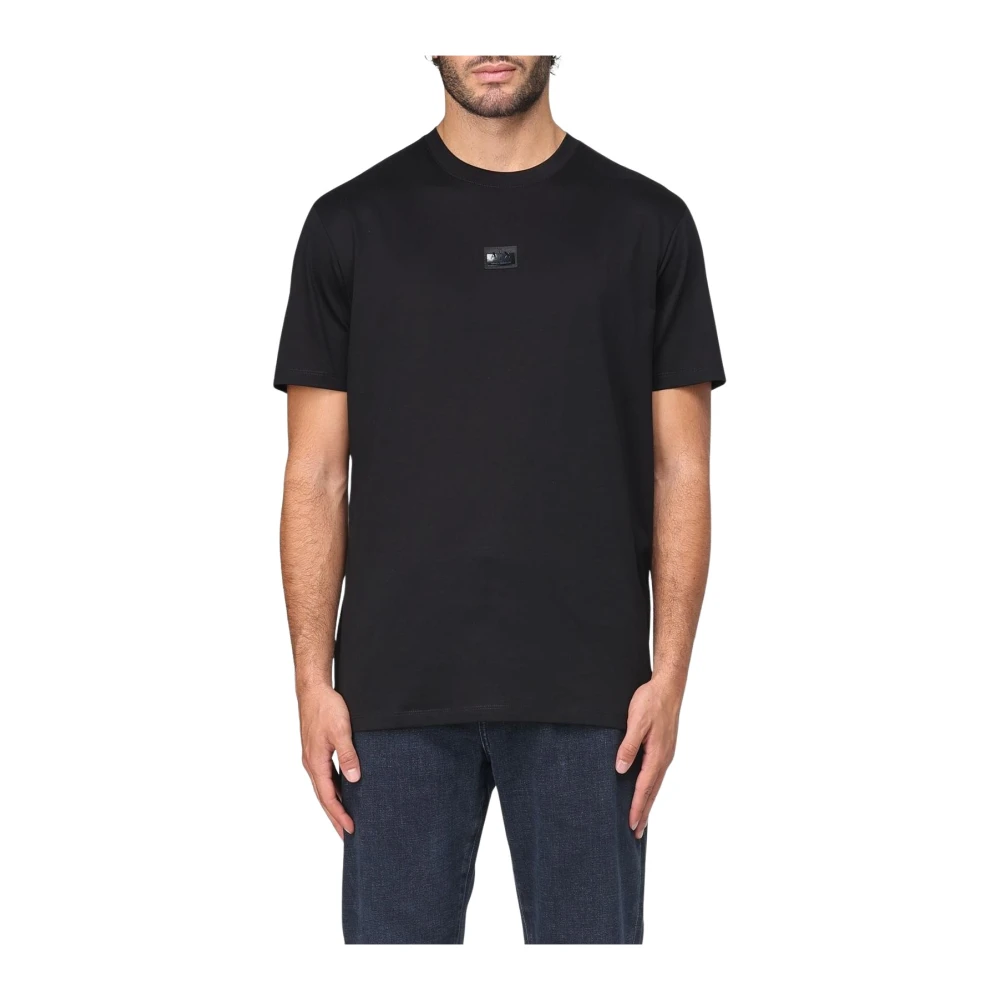 Armani Exchange Hombre Negro Camisetas, Talla: L