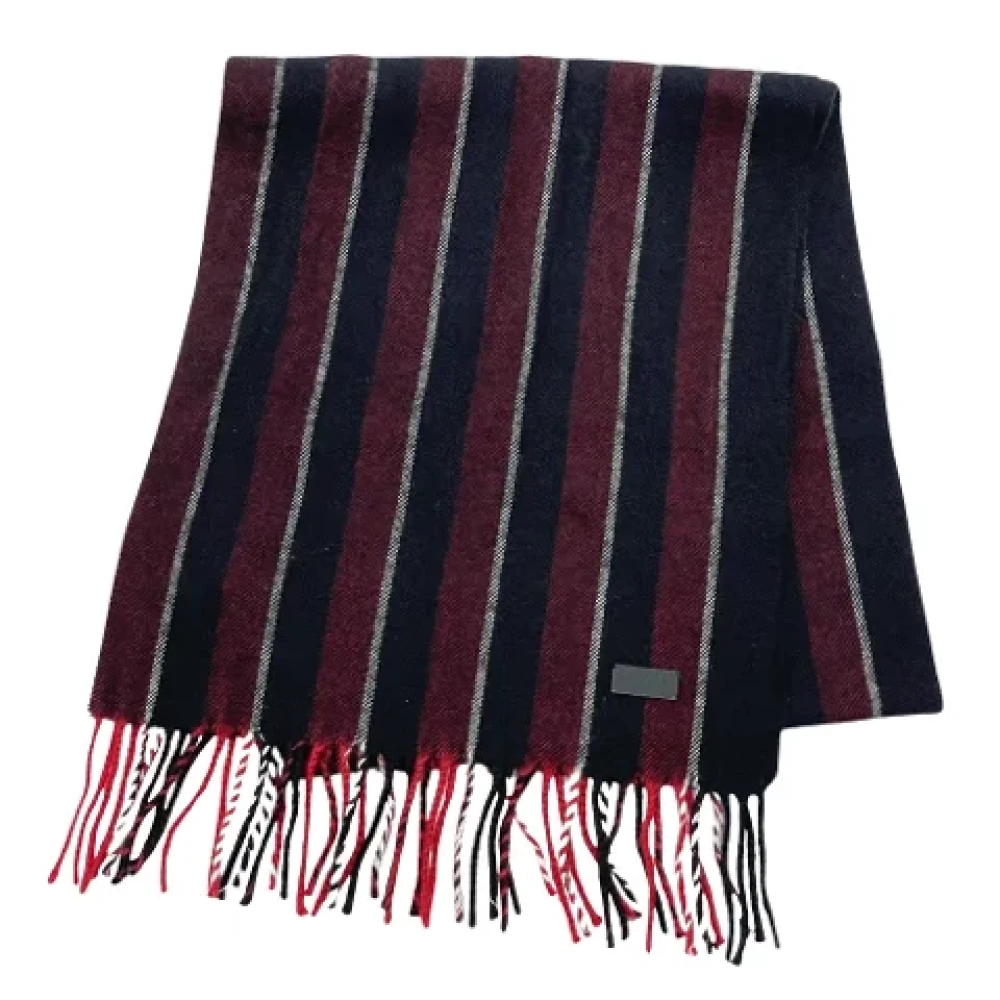 Yves Saint Laurent Vintage Pre-owned Wool scarves Multicolor Dames