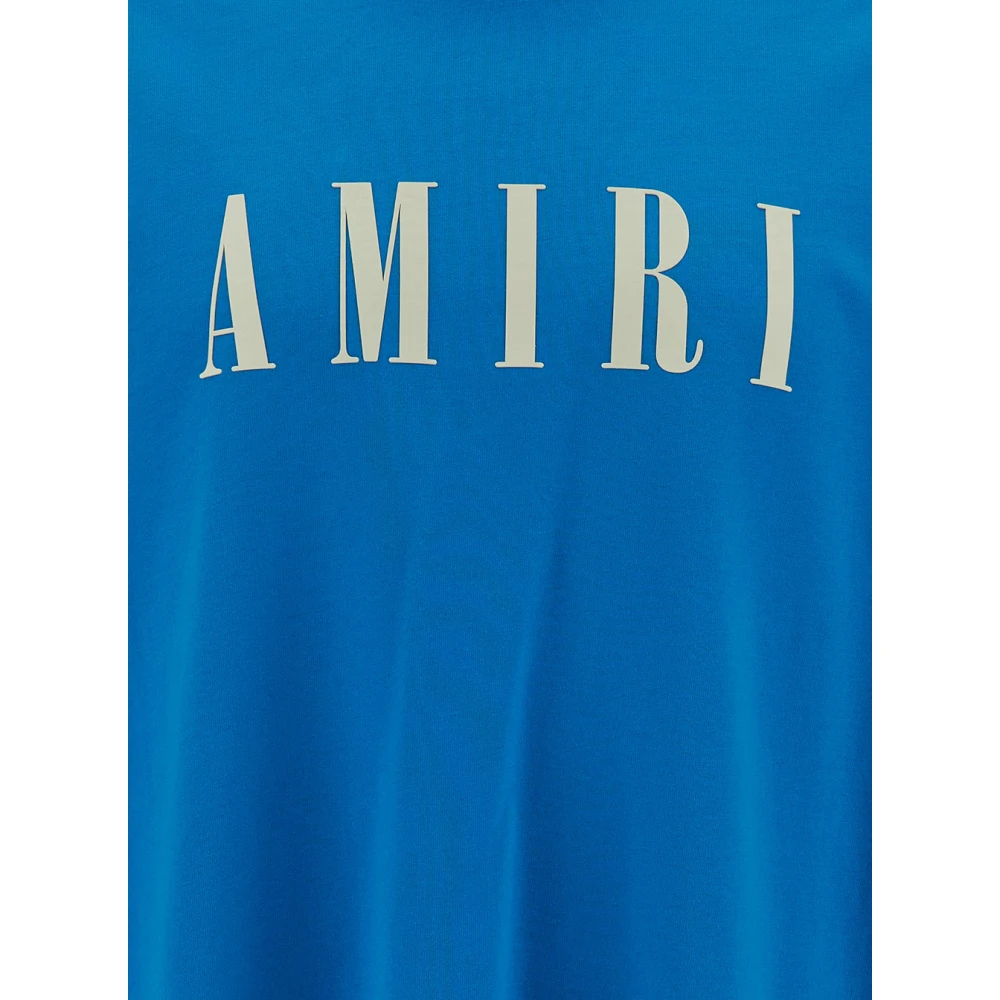 Amiri T-Shirts Blue Heren