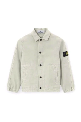 Stretch Cotton Canvas Coach Jacket