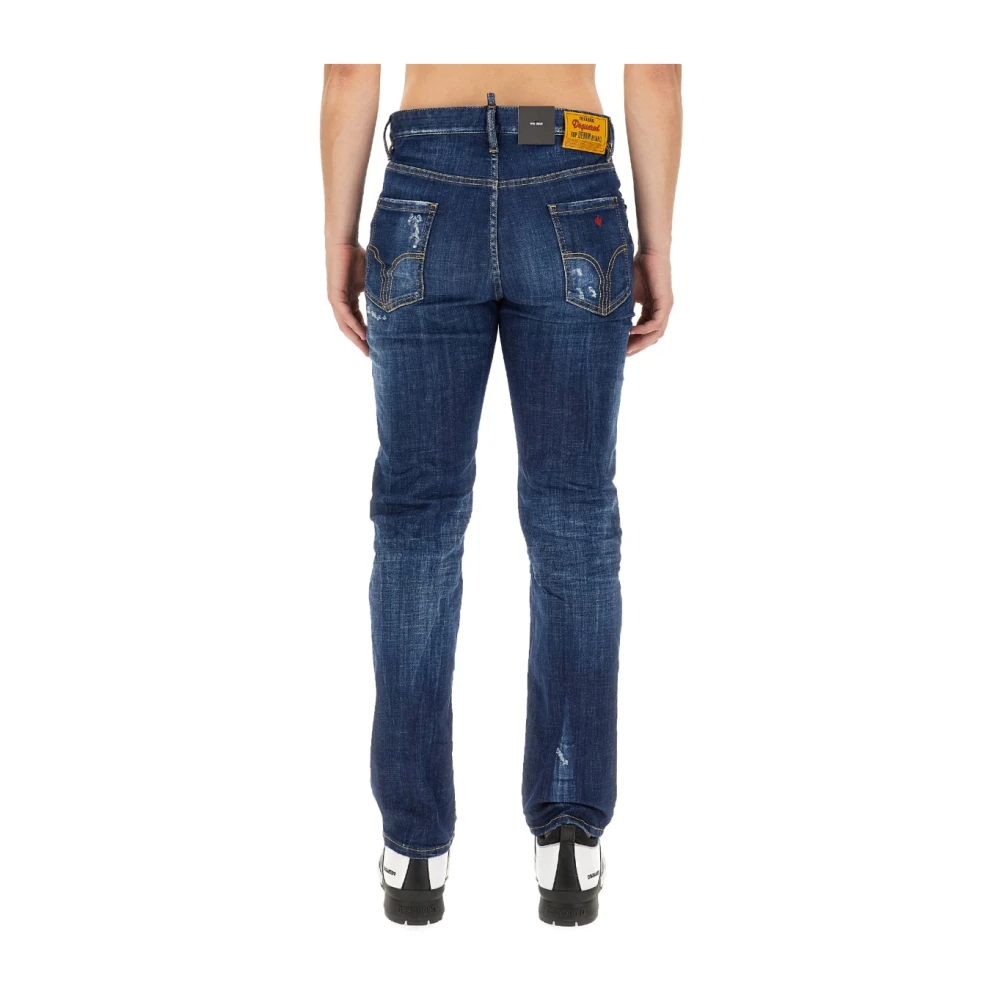 Dsquared2 Slim Fit Jeans Blue Heren