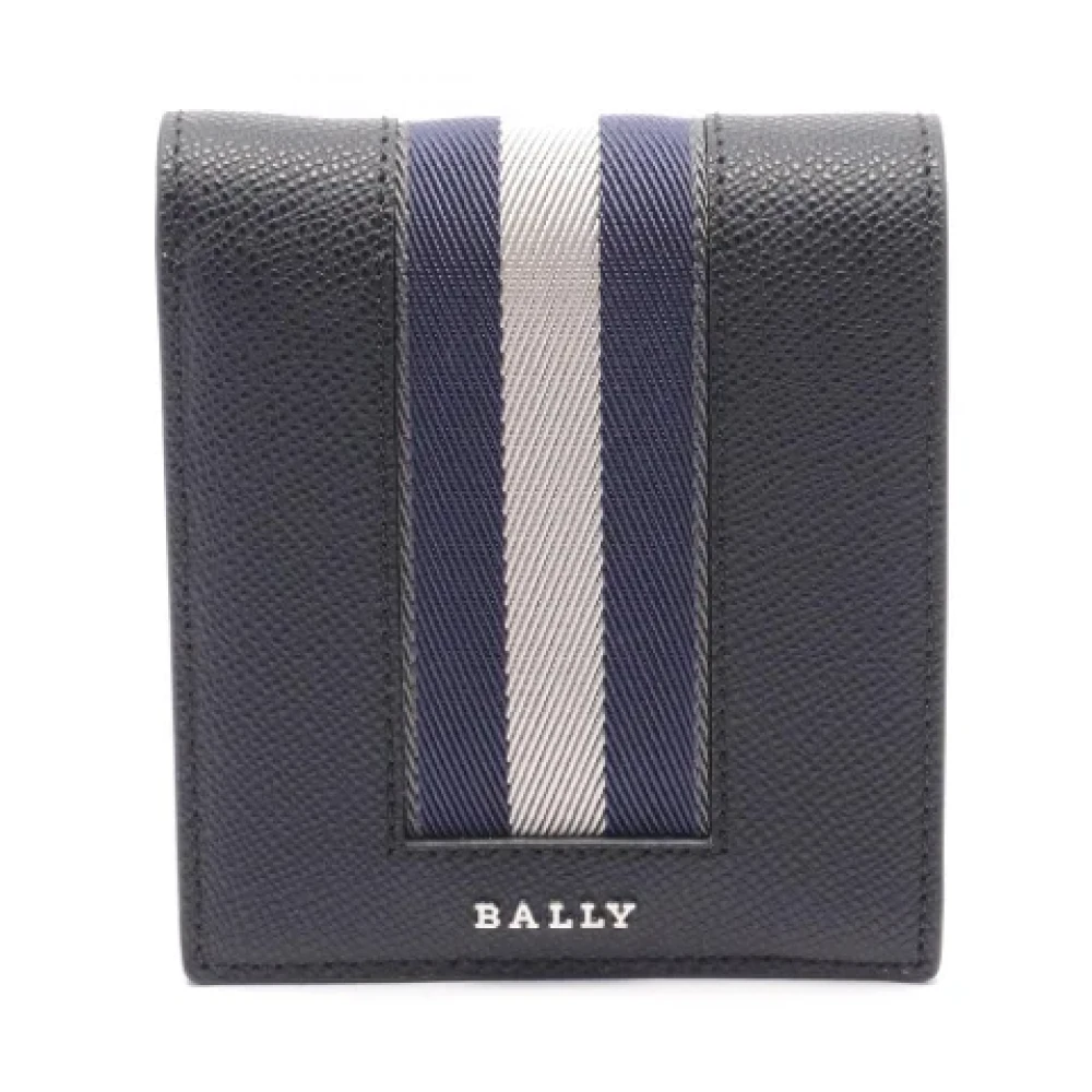 Bally Pre-owned Leather wallets Black Heren