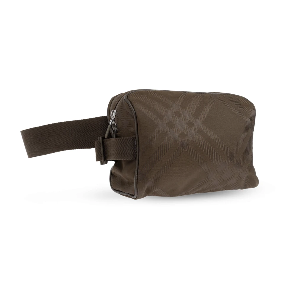 Burberry Geruite heuptas Green Heren