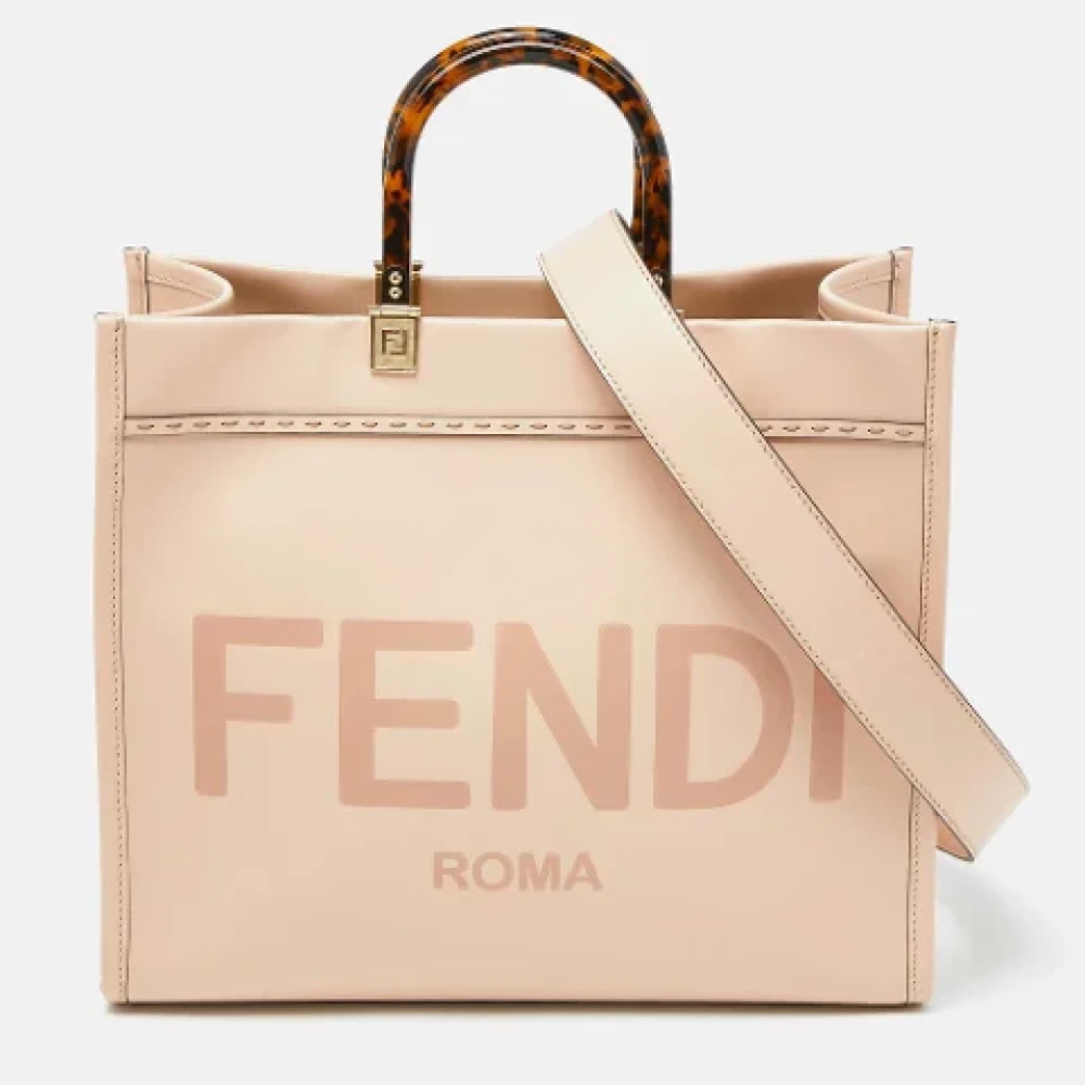 Fendi Vintage Pre-owned Leather totes Pink Dames