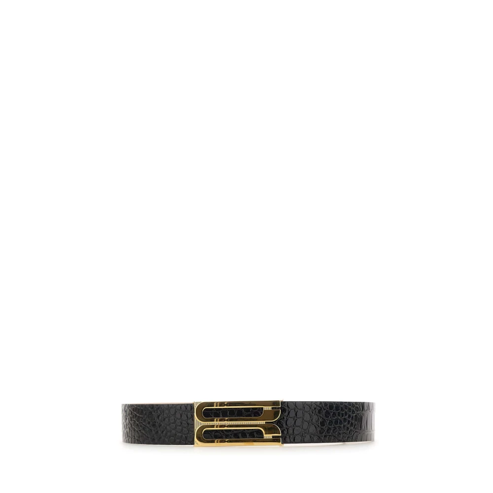 Victoria Beckham Women's Black Belts, 90 Cm, Frame Belt Jumbo