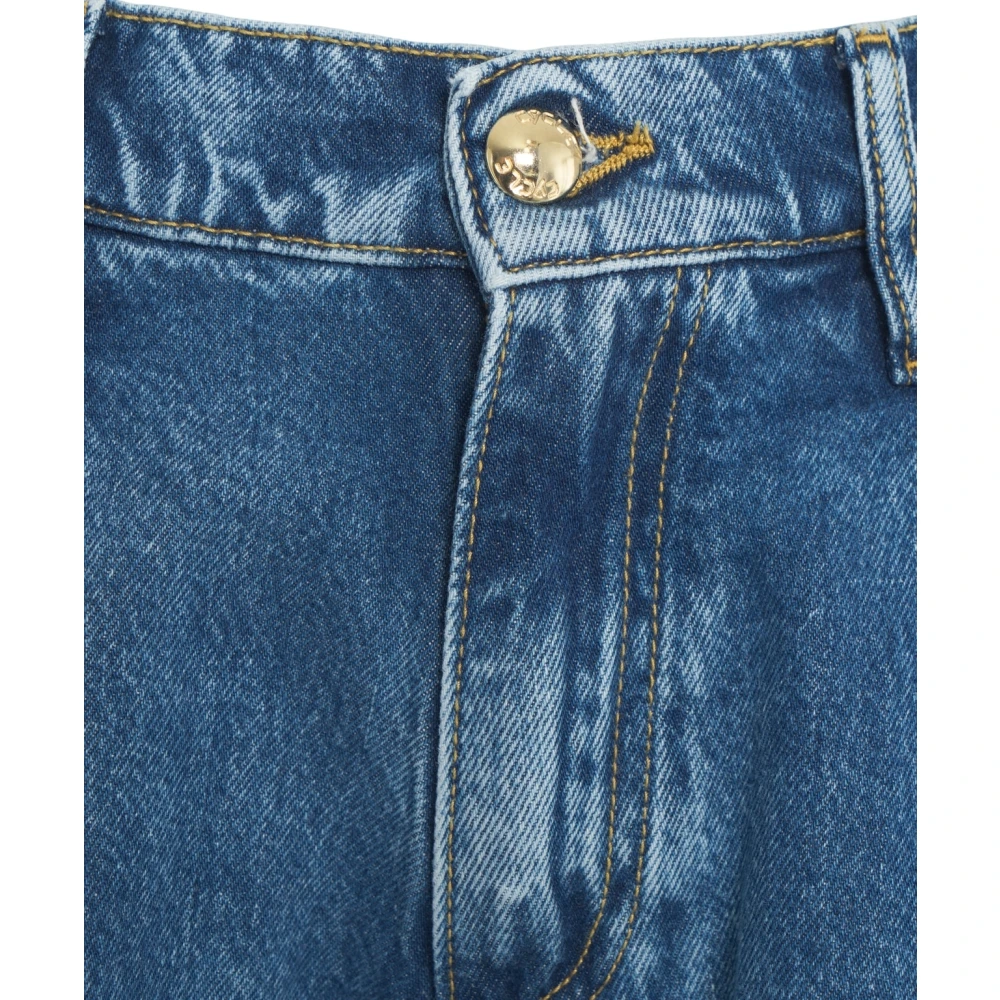 Cycle Blauwe Volume Jeans Elegante Zakken Blue Dames