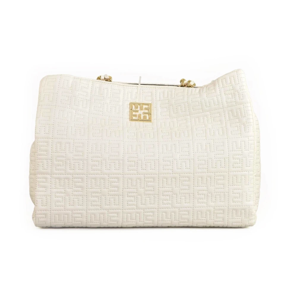 Ermanno Scervino Rosemary Tote Tas met Ritssluiting White Dames