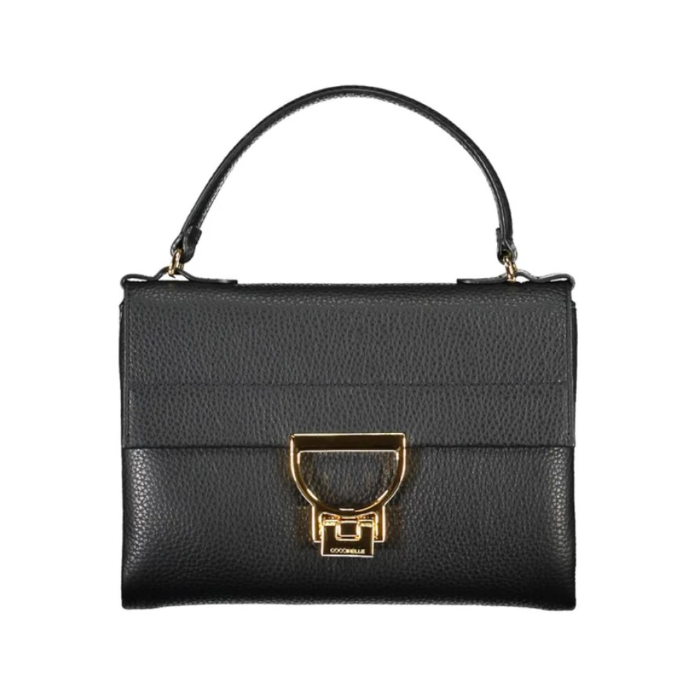 Coccinelle Women's Black Handbags, One Size, Leather Handbag