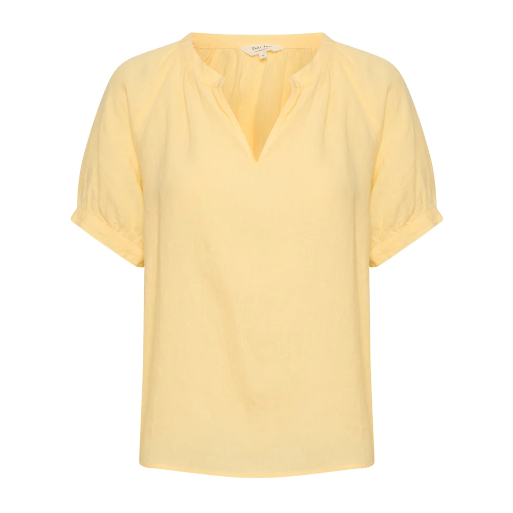 Part Two Women's Yellow Blouses, Xs, Popsypw Bl