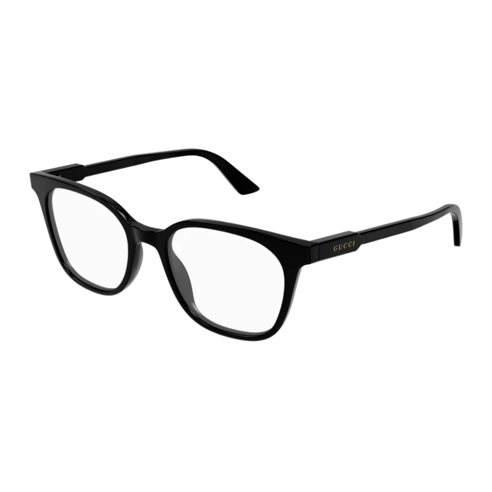 Gucci Vierkante zonnebril met glamour effect Black Unisex