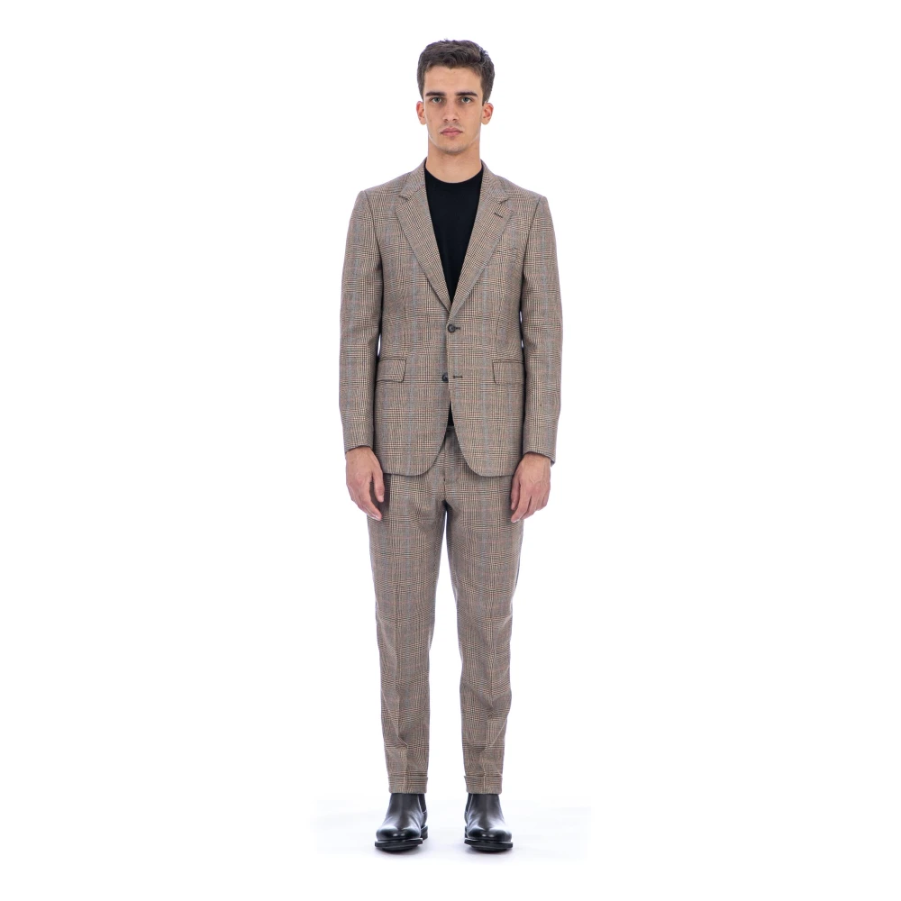 Pt Torino Hombre Multicolor - Chaqueta Lana Multi Color Príncipe De Gales - Suits - M