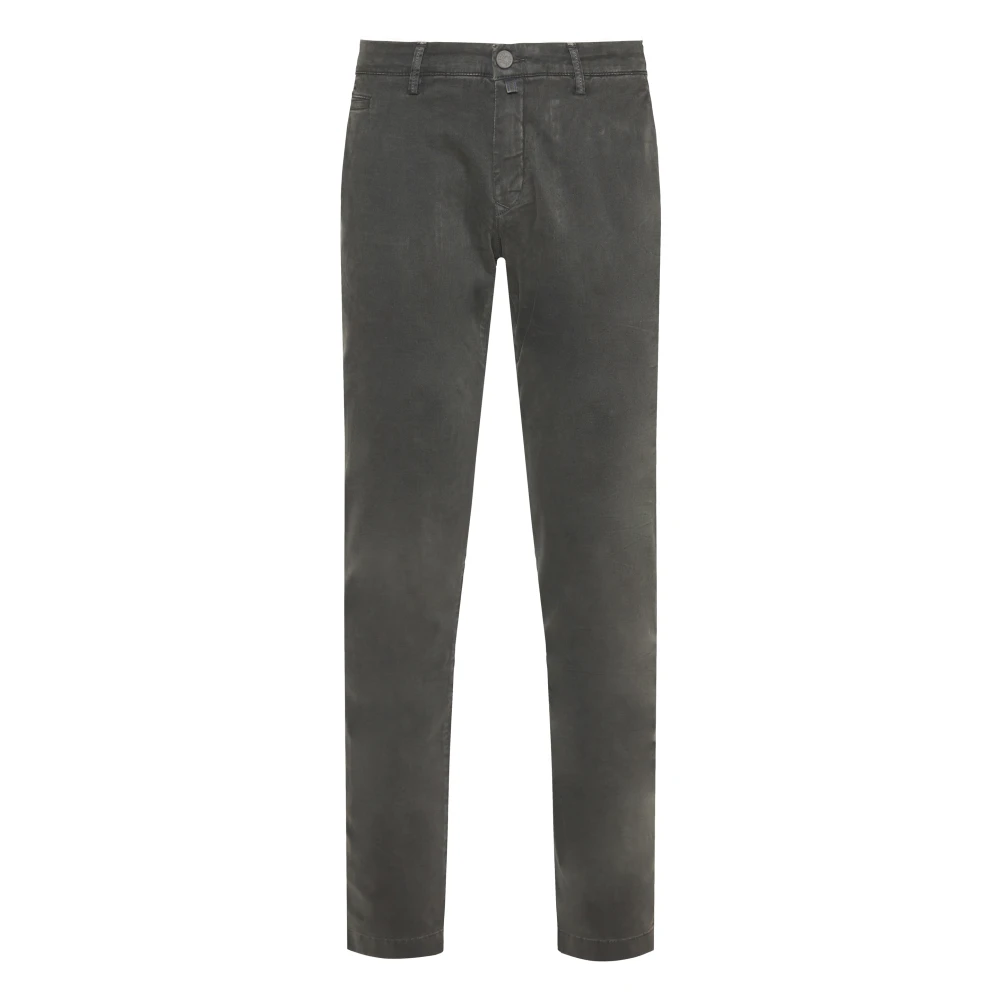 Jacob Cohën Handgemaakte Katoenen Broek Bobby Model Gray Heren
