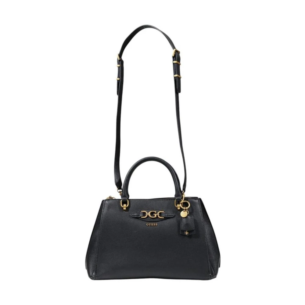 Guess Middelgrote Polyurethaan Handtas Black Dames