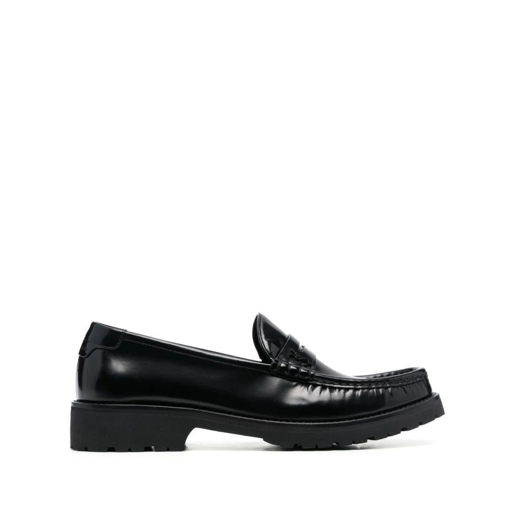 Saint Laurent Klassieke Nero Loafer Moccasins Black Heren