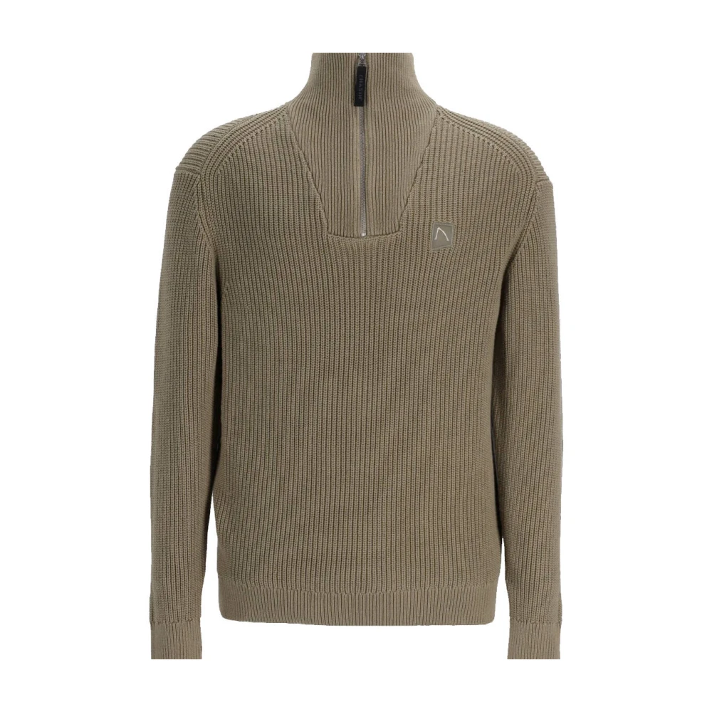 Chasin Half Zip Pullover Green Heren