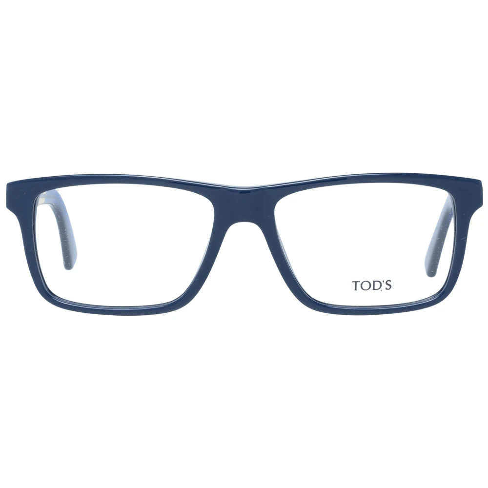 TOD'S Blauwe Heren Rechthoekige Optische Brillen Blue Heren