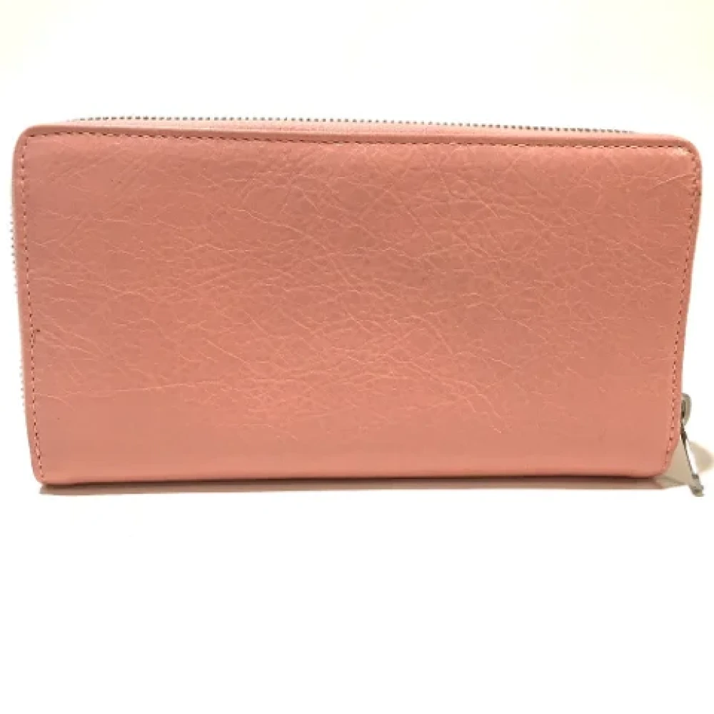 Balenciaga Vintage Pre-owned Leather wallets Pink Dames