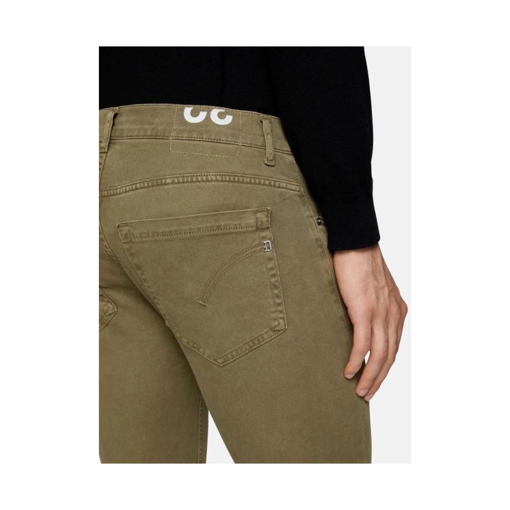 Dondup Groene Jeans George Stijlvolle Denim Green Heren