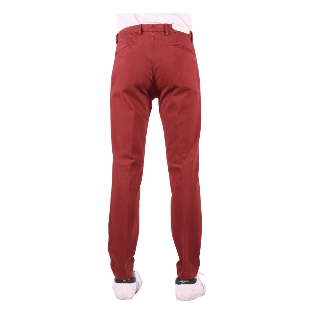 Briglia Stretch katoen Bordeaux broek Red Heren