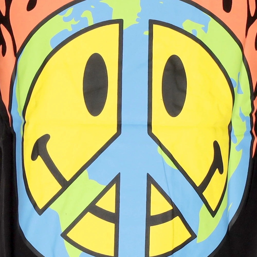 Market Aarde Op Vuur Smiley Tee Black Heren