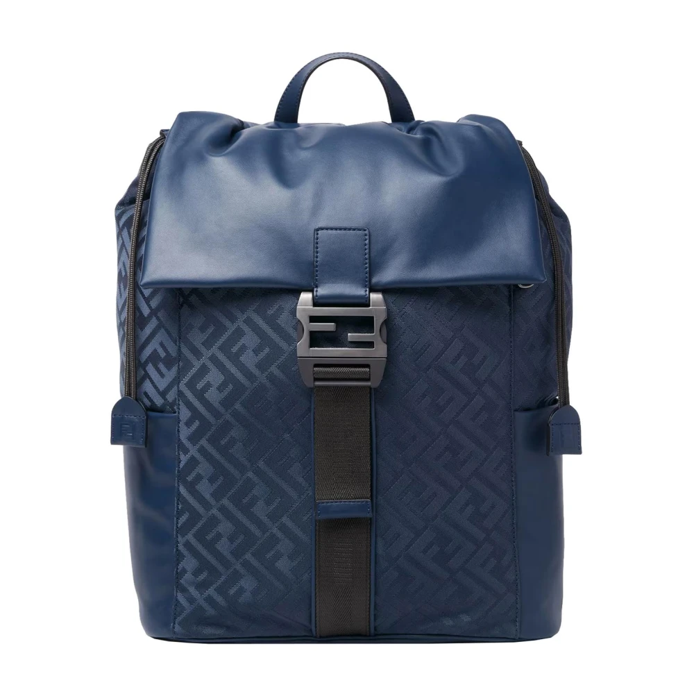 Fendi Blå Flux Backpack