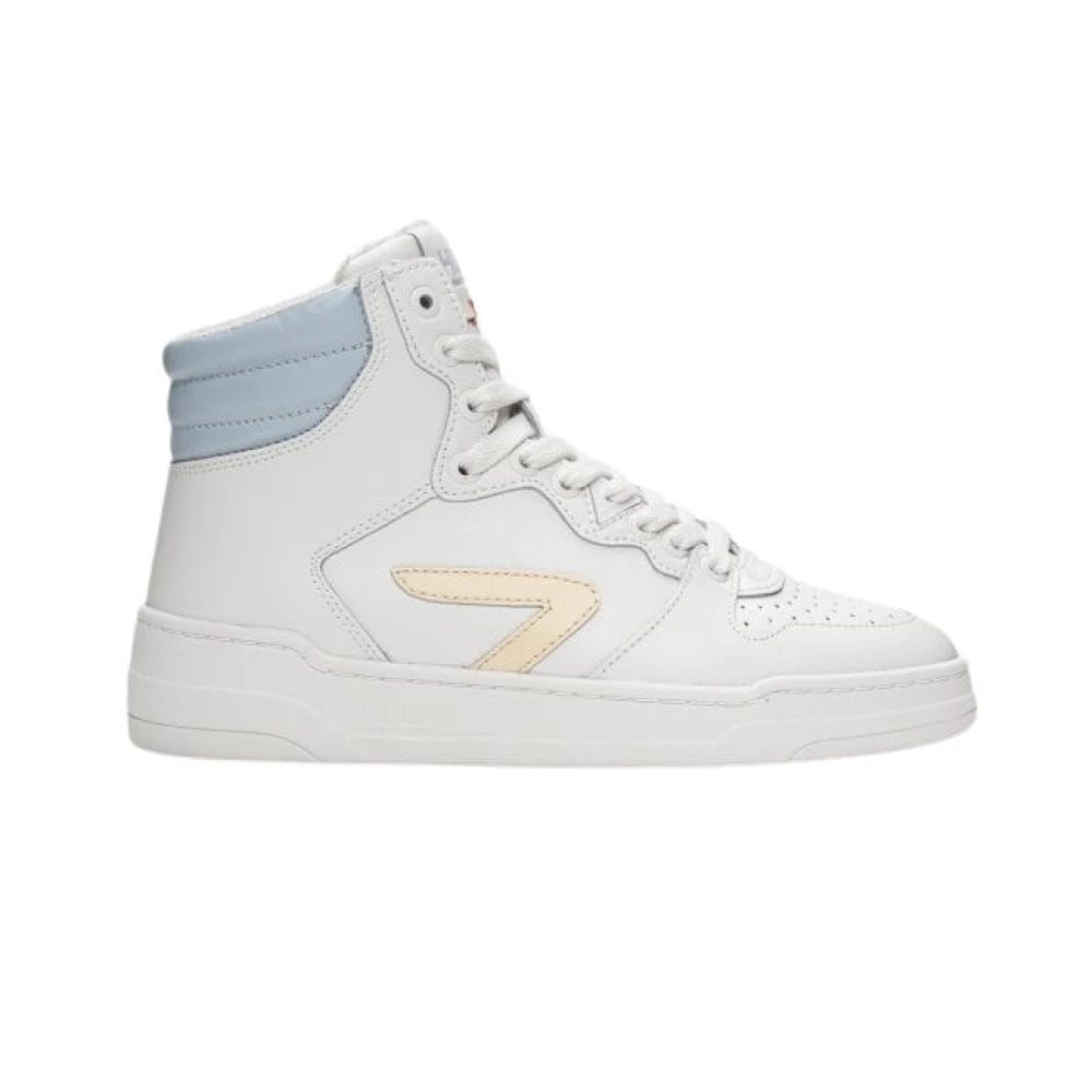 HUB Butter Court-ZHigh Stijlvolle Model Sneakers Dames Schoenen Wit