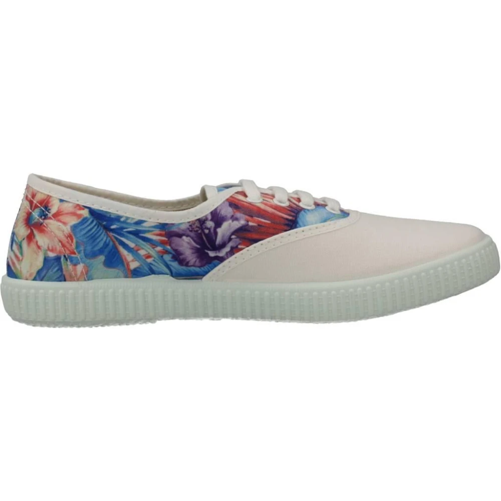 Victoria Gedrukte Sneakers voor Stijlvolle Looks Dames Schoenen Wit