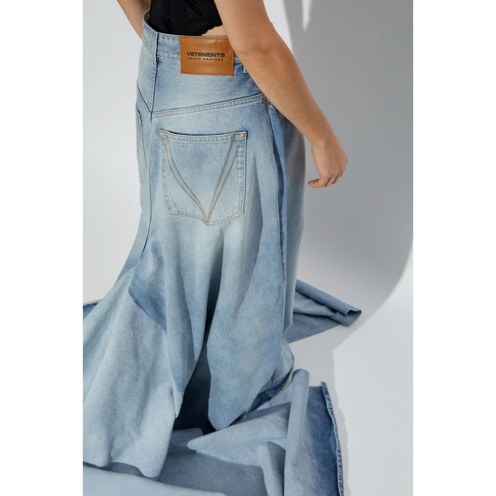 Vetements Jeans met trein Blue Dames