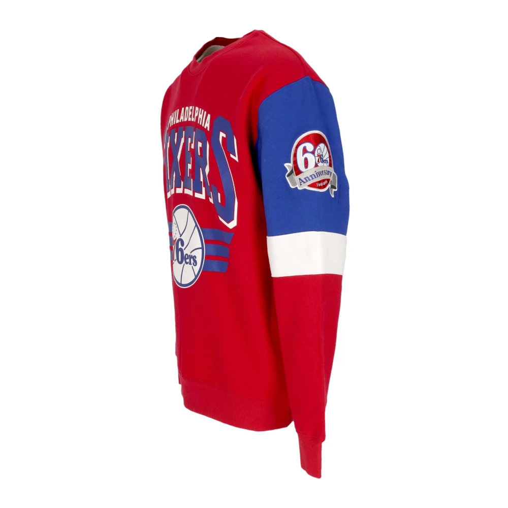 Mitchell & Ness NBA All Over Crew Sweatshirt Multicolor Heren